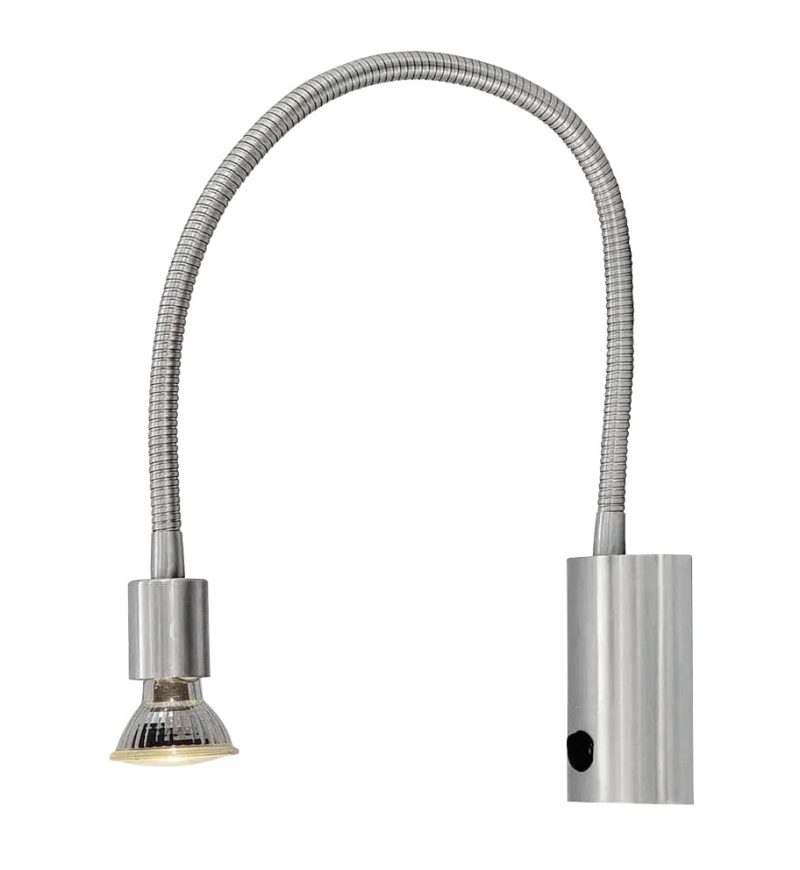 Fantasia Rune Flex applique acciaio spazzolato GU10 dimmerabile
