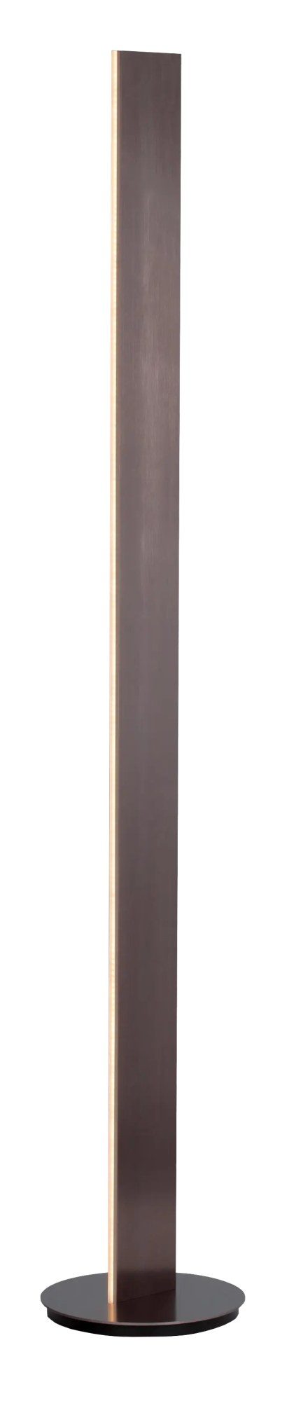 Fantasia Pure lampada da terra marrone rame scuro LED 23W 1517mm