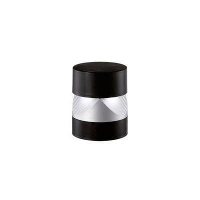 Indigo Turks faretto da terra LED nero, rotondo, 136mm, 3W