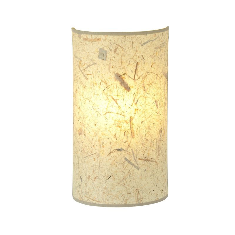 Emibig Applique Greve in tessuto grezzo colore naturale 1x E14