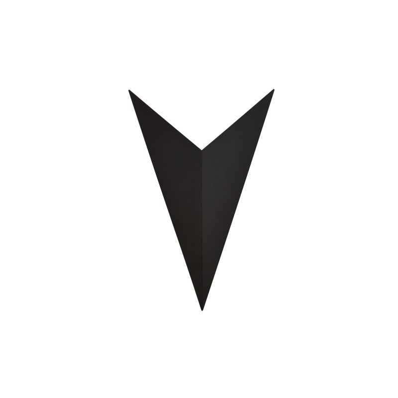Emibig Haderslev arrow-shaped black wall lamp with G9 connection