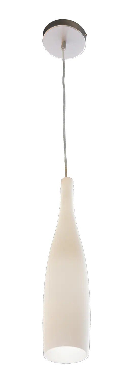 Fantasia Kirina suspension verre blanc forme bouteille E27