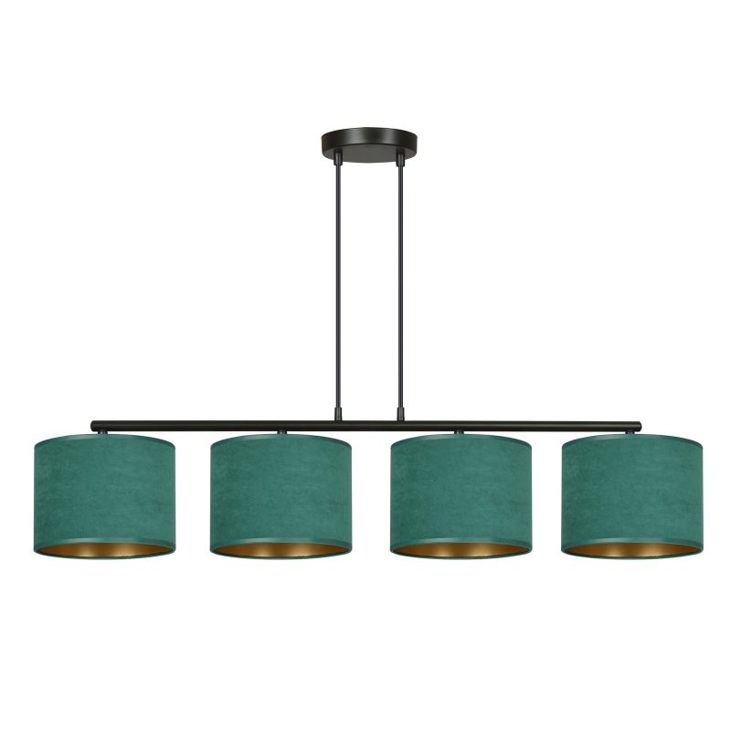 Emibig Fredensborg bella lampada a sospensione larga verde rotonda 4x E27