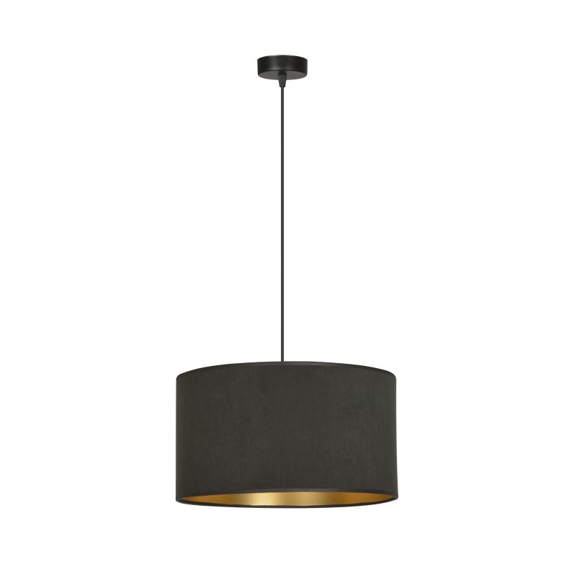 Emibig Middelfart hanglamp zwarte rond E27