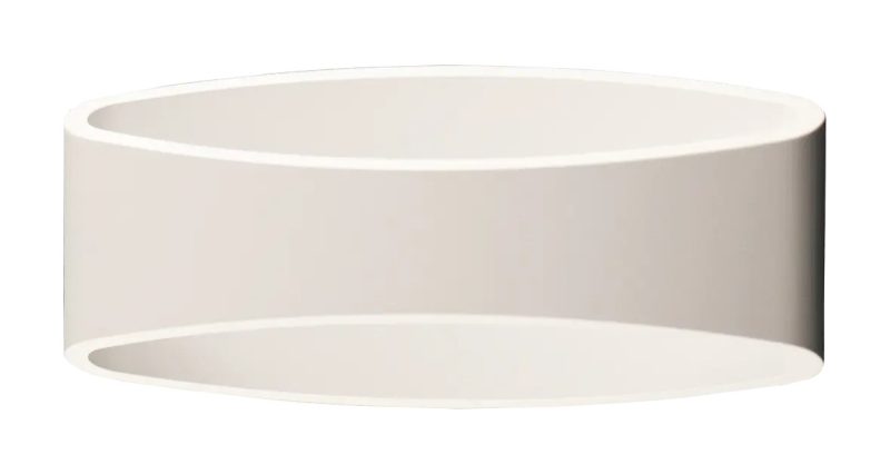 Fantasia Myra aplique de pared ovalado blanco LED 5W regulable