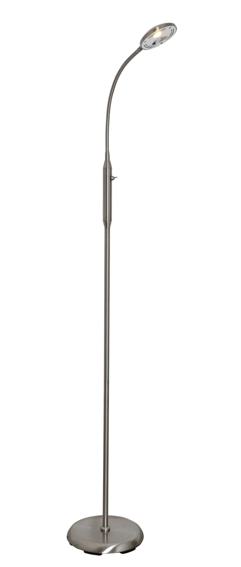 Fantasia Safrane Stehleuchte LED gebürsteter Stahl biegsamer Arm 5W