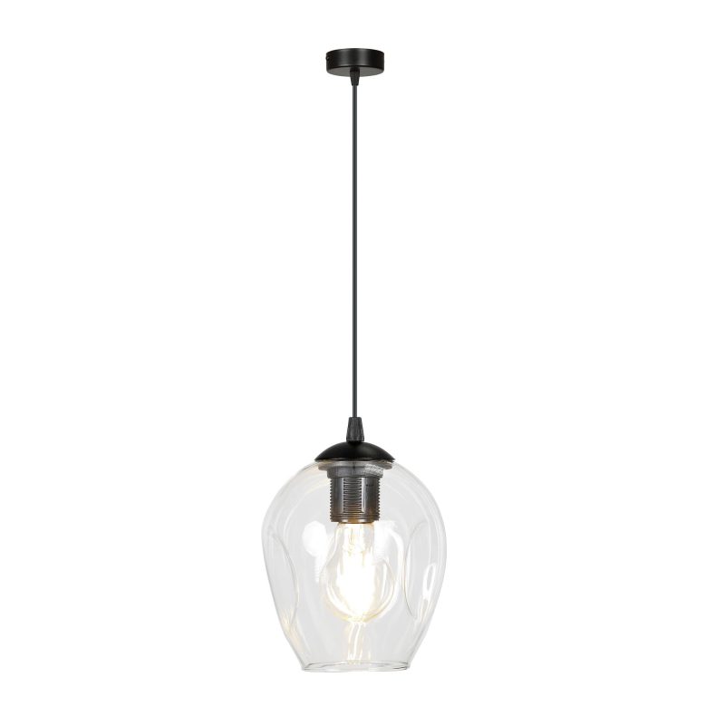 Emibig Nokia transparant glas enkele pendellamp E27