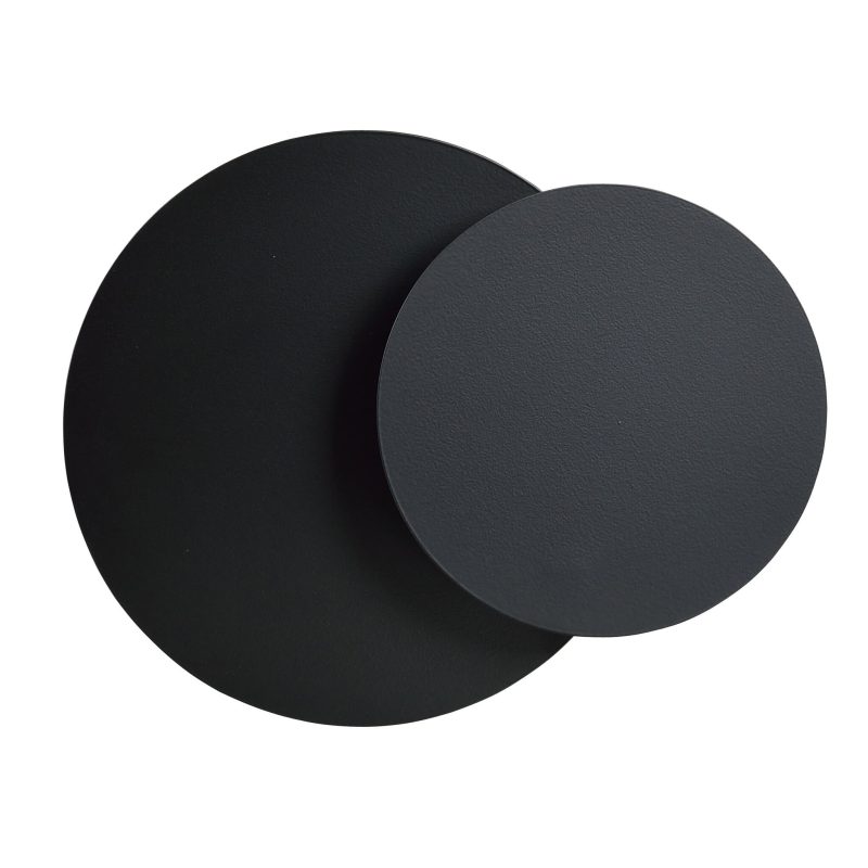Emibig Kalmar 2 lampada da parete cerchi neri 1x G9