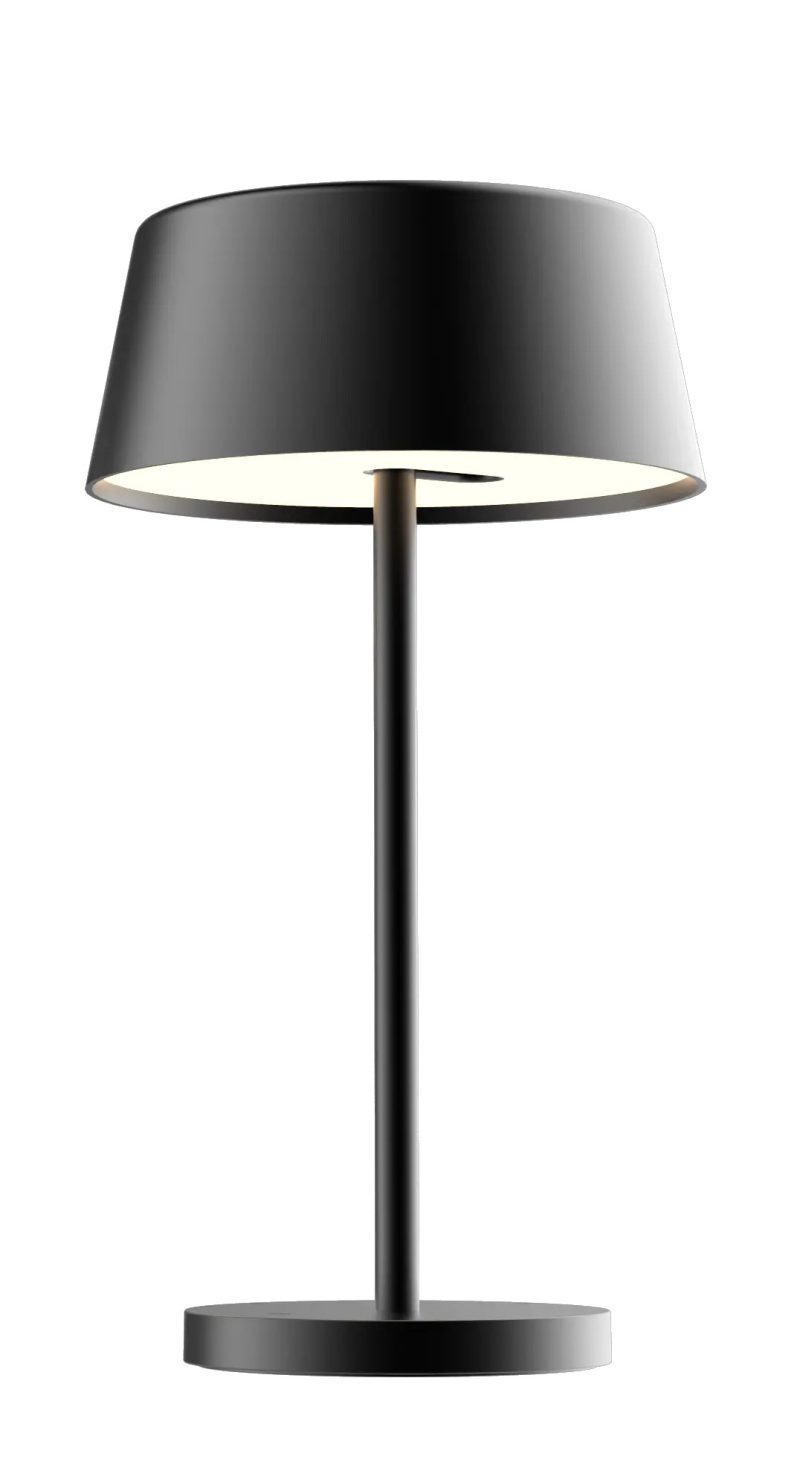 Fantasia Darling LED bureaulamp 5,3W, 3-staps dimbaar, zwart