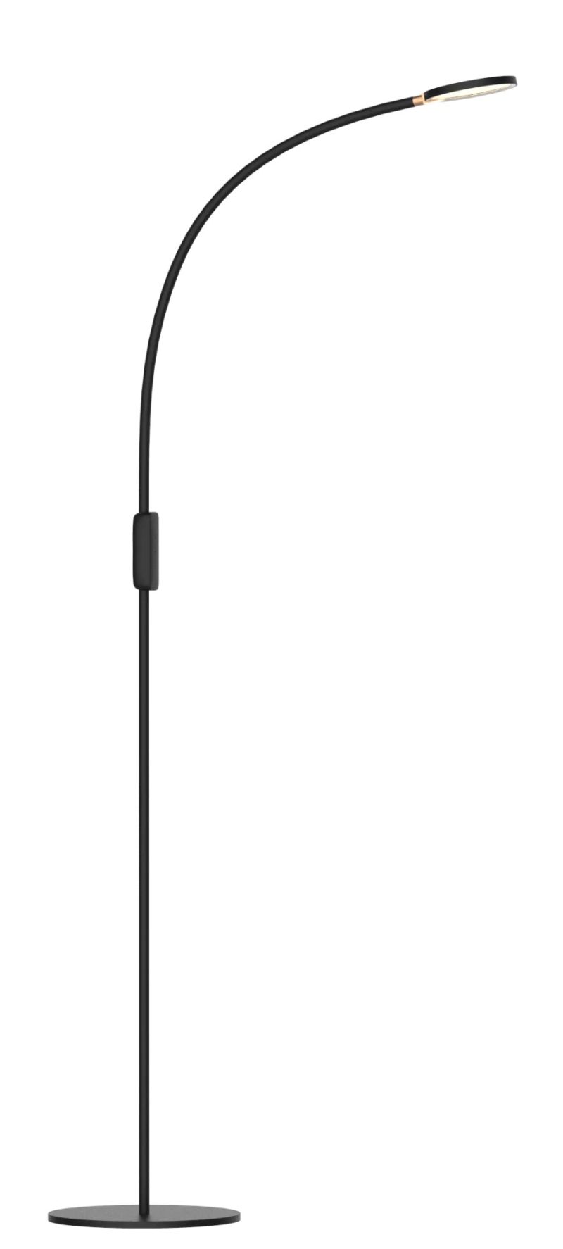 Fantasia NONI LED vloerlamp 5W dimbaar in 5 standen, zwart, 130 cm