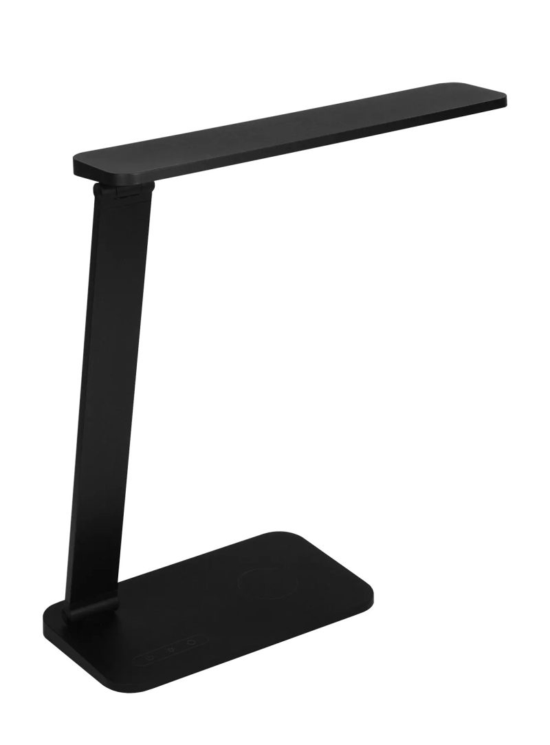 Fantasia Quonos Schreibtischlampe mit Wireless Charging, LED 7W, mattschwarz