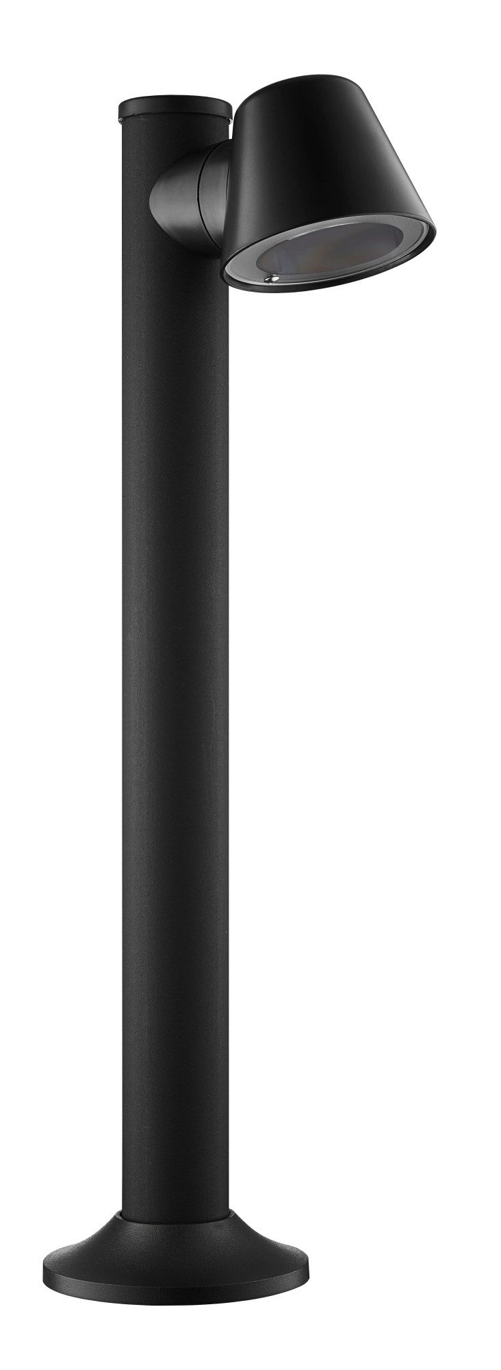 Fantasia Tatti black garden post with GU10 fitting, IP54 outdoor
