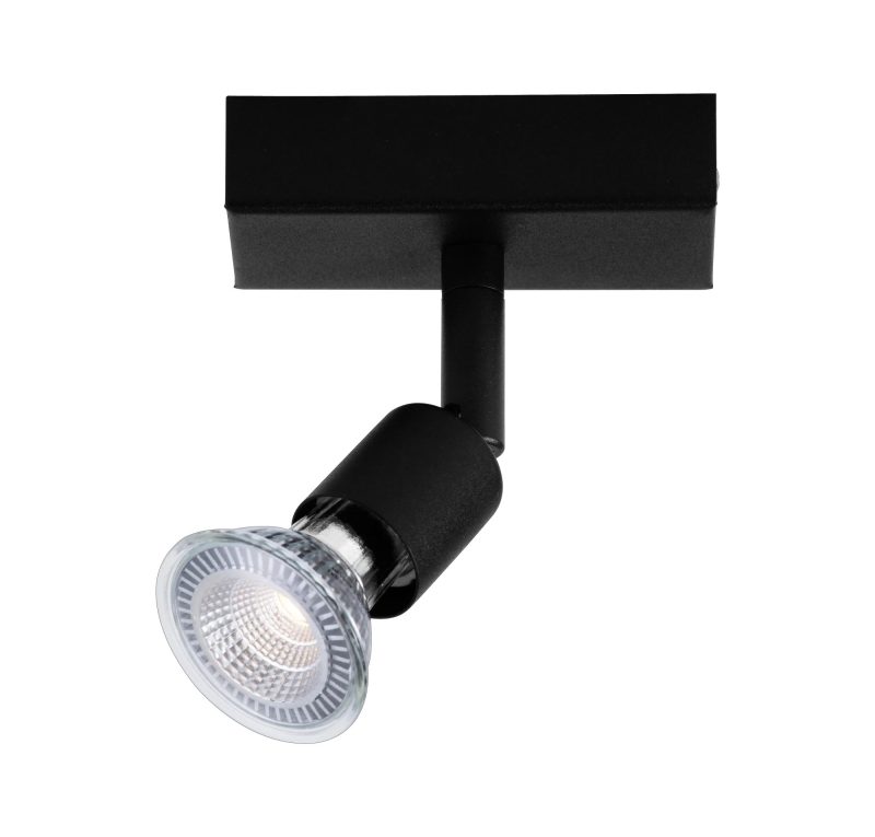Fantasia Rune faretto LED soffitto nero, dimmerabile GU10 4,3W incl.