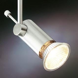 Faretto da soffitto su asta 300mm GU10, orientabile, nero/bianco/grigio