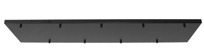 Fantasia Base da superficie 9L, acciaio, nero, 115 cm, IP20, 9 attacchi