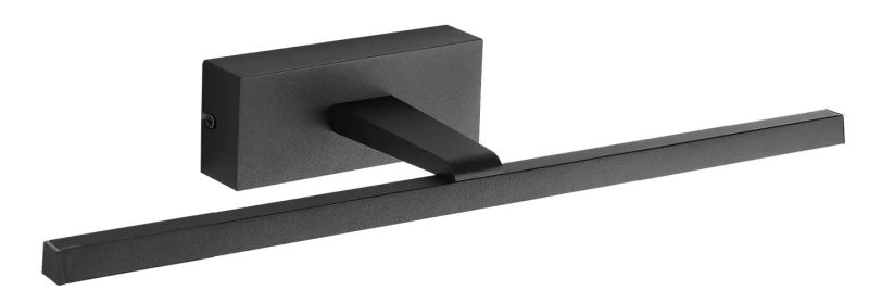 Fantasia Amur applique LED nera 8W 369lm 3000K IP23 dimmerabile
