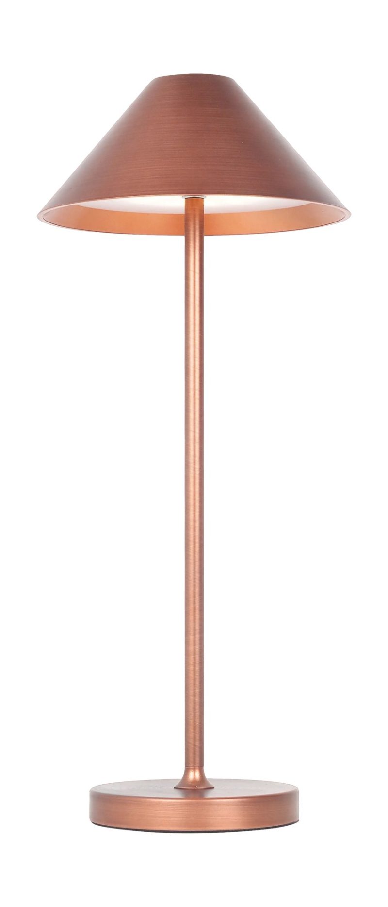 Fantasia Lampada da tavolo LED Qute rame, ricaricabile, 3W 320lm IP54