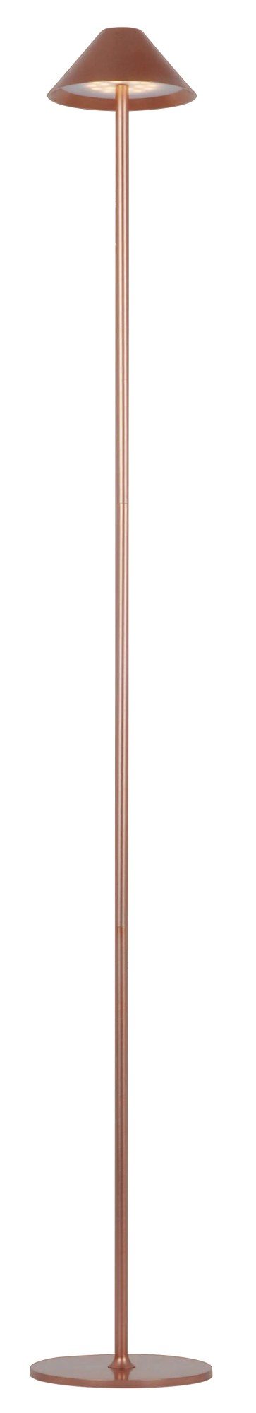 Fantasia Qute LED vloerlamp koper 3W 320lm oplaadbaar IP54 buiten