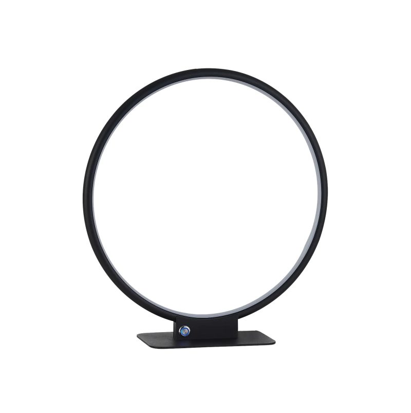 Fantasia Annu table lamp black Ø400mm, LED 21W dimmable, 3000K warm white