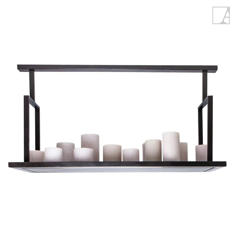 Authentage Bellefeu Hängelampe mit 14 LED-Kerzen dynamisch Bronze