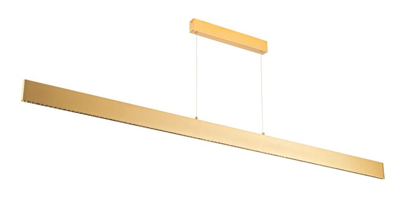 Fantasia Alyn LED hanglamp 180 cm goud dimbaar 3000K warm wit 40W