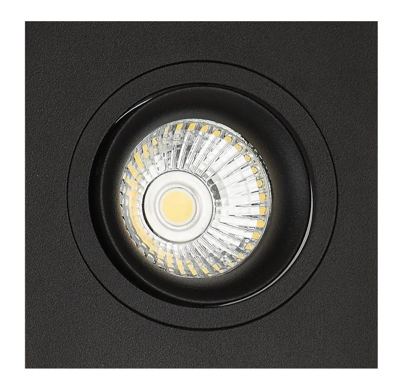 Fantasia Zoom II Einbaustrahler schwarz, GU10 5W LED dimmbar inkl.