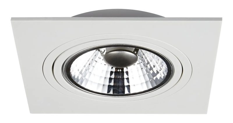 Fantasia Zoom AR111 vierkante inbouwspot wit incl. AR111 LED 12,4W 2700K