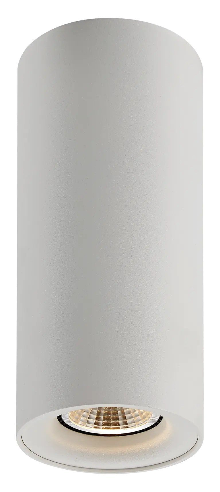 Fantasia Zolan cylinder ceiling light white aluminium GU10 5W LED dimmable