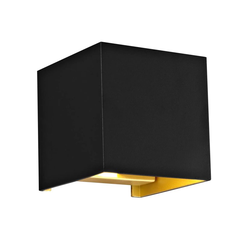 Fantasia Toko wall light black-gold, G9 socket max 40W, bulb not included