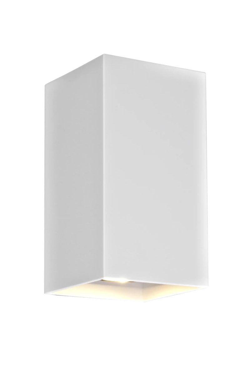 Fantasia Dorada wall light white square 2x GU10 excl., dimmable, IP20