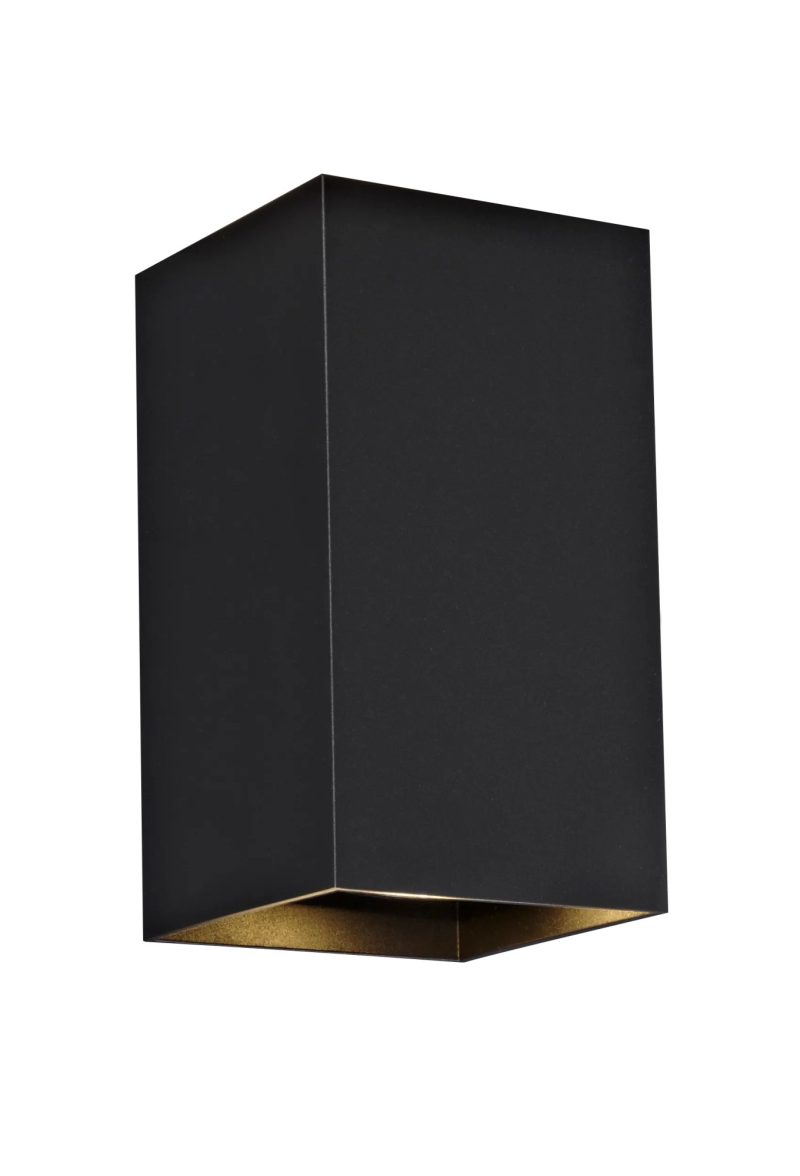 Fantasia Dorada wall light black square 2x GU10 excl. dimmable IP20