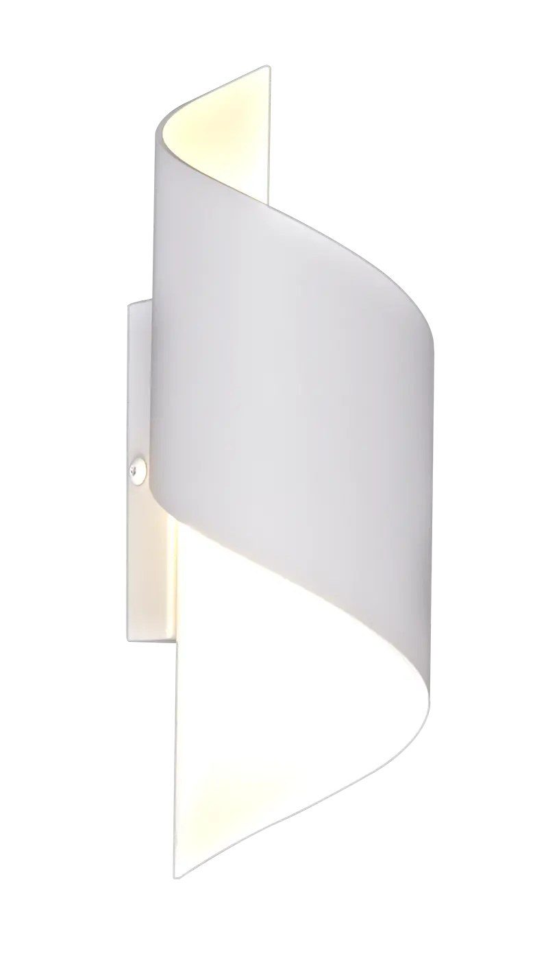 Fantasia Helix wandlamp wit met G9-fitting, lamp niet inbegrepen