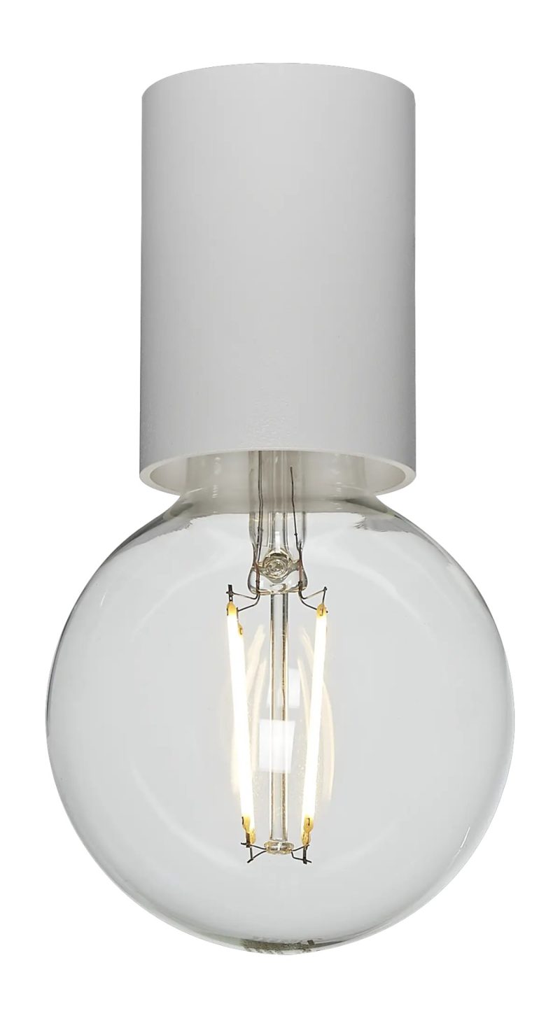 Fantasia Bea ceiling light white, E27 excl. bulb, Ø56x90mm