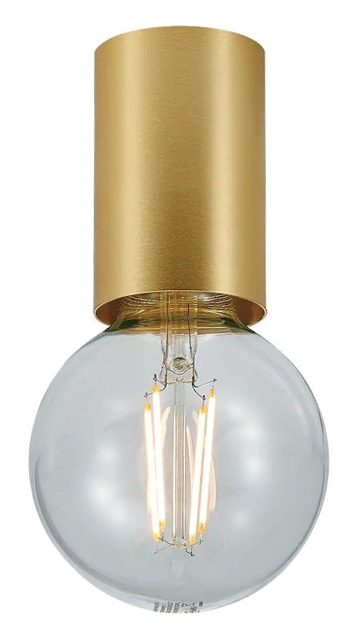 Fantasia Bea plafoniera oro spazzolato, E27 escl. (Ø56x90mm)