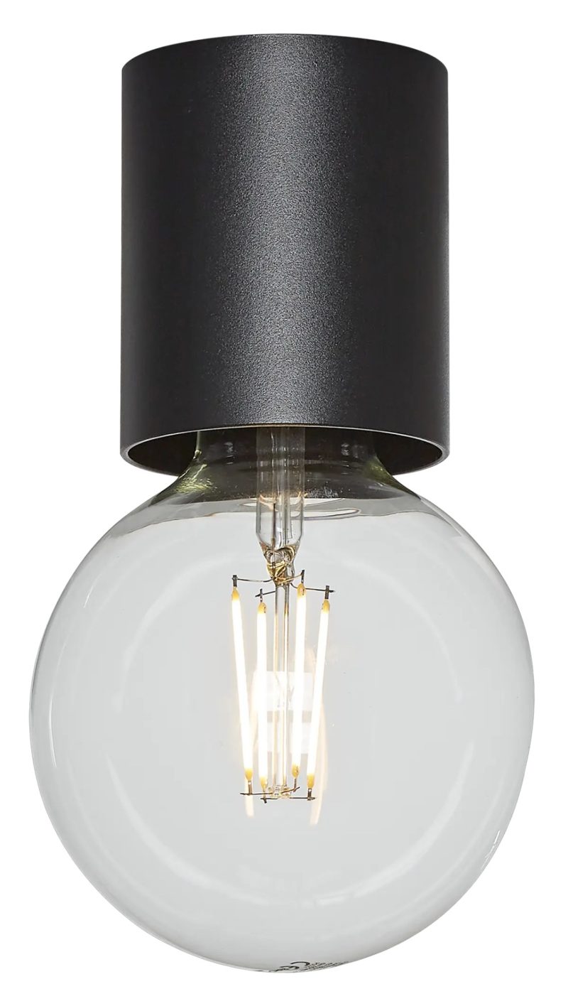 Fantasia Babu ceiling light black E27 (bulb not included) Ø80x84mm