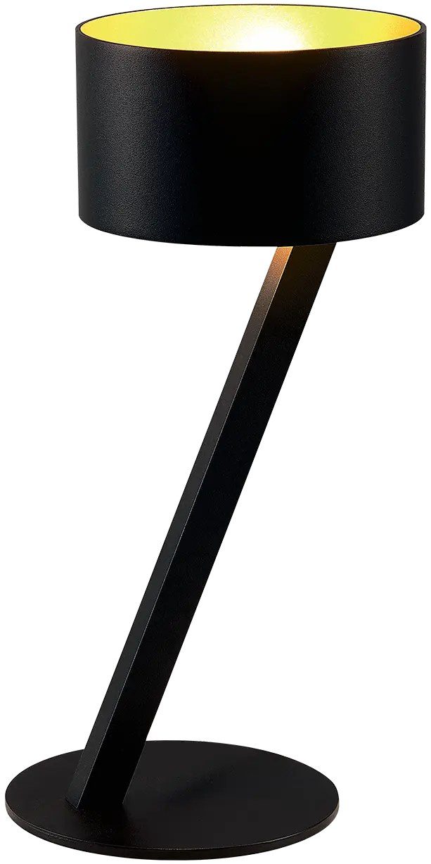 Fantasia Mano tafellamp zwart/goud, G9-fitting, lichtbron excl.
