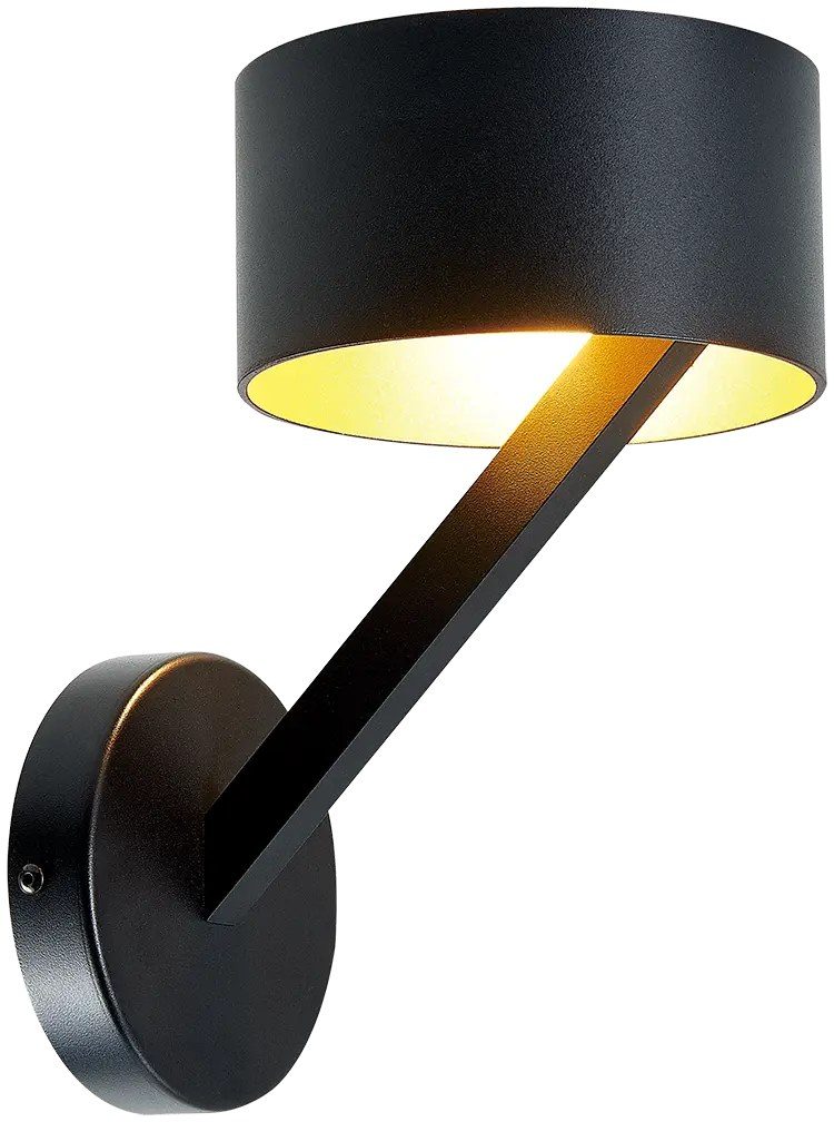 Fantasia Noma wandlamp zwart/goud, G9 fitting, excl. lichtbron