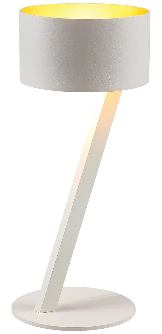 Fantasia Noma tafellamp wit/goud G9-fitting, lichtbron niet inbegrepen