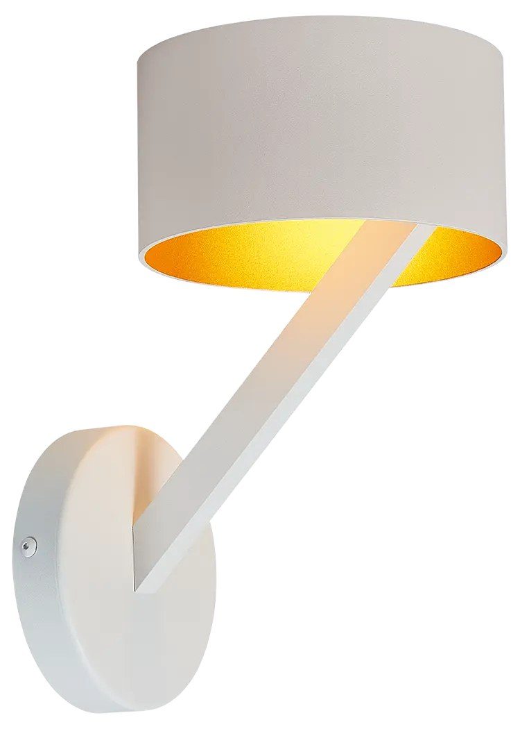 Fantasia Noma wandlamp wit/goud met G9-fitting, lichtbron niet inbegrepen