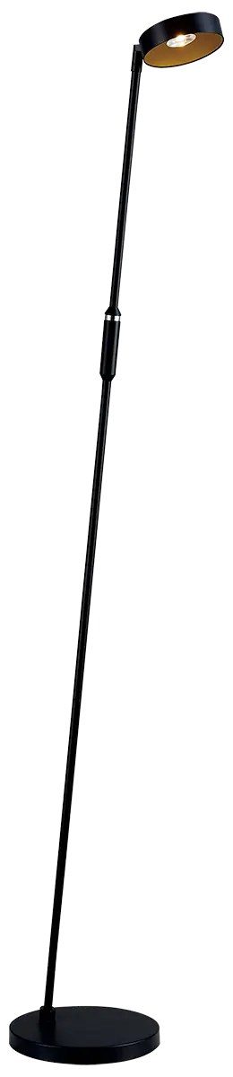 Fantasia Bora LED vloerlamp zwart/goud, 12,5W dimbaar, 2700K warm wit