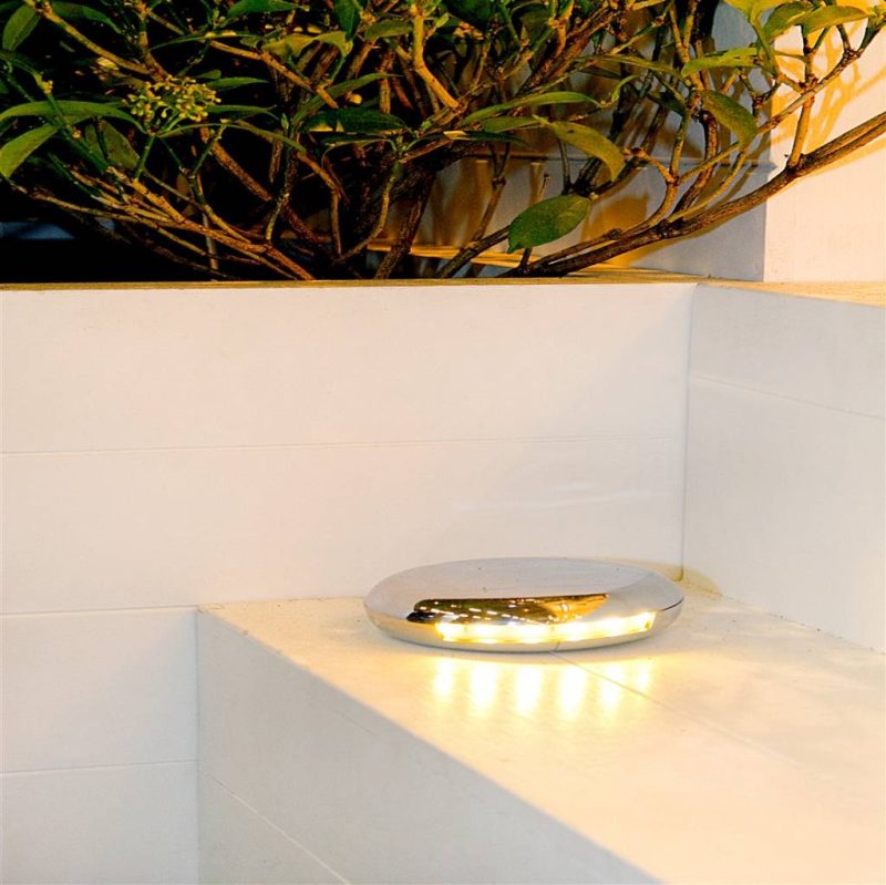 Authentage Galed Bodenstrahler ländlich 1,5W IP65 Ø12,5cm