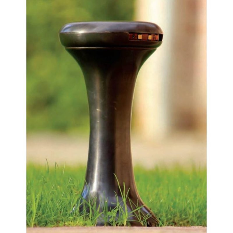 Authentage Galed spot de sol LED sur socle 1,5W IP65 25cm laiton