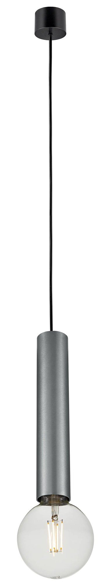 Fantasia Taboo hanglamp E27 (excl.) zwart en geborsteld staal