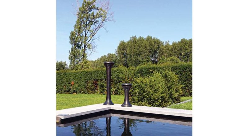 Authentage Galed paletto da giardino LED 1,5W 50cm, ottone massiccio, bronzo/cromo/nichel