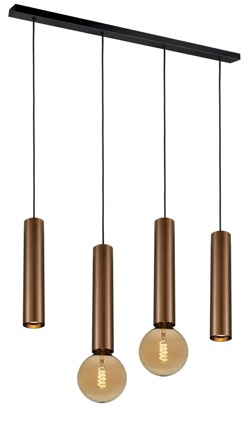Fantasia Suspension Taboo 4L GU10/E27 dimmable noir bronze brossé