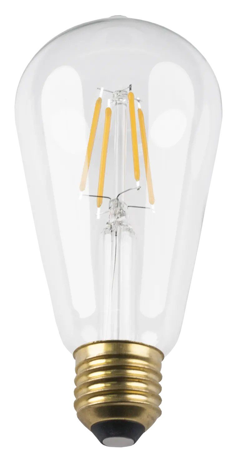Fantasia ST64 LED filamentlamp E27 4W dimbaar 2500K extra warm wit