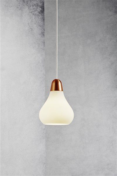 Mabrilux Bloom 16 hanglamp koper/staal glas E27 160mm