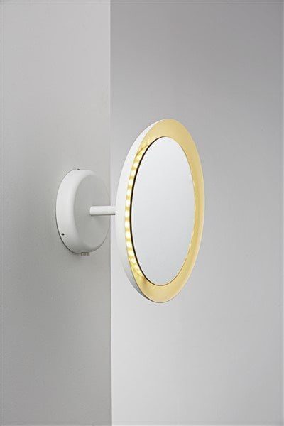 Nordlux IP S10 lampada da parete con specchio LED 8W IP44 bianco Ø300mm