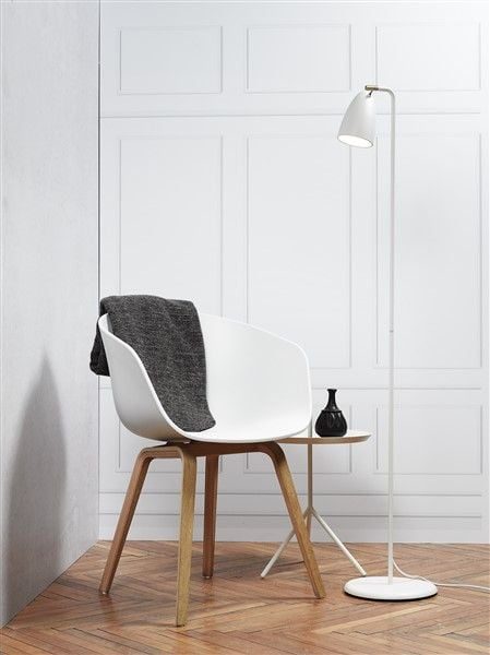 Nordlux Nexus 10 LED vloerlamp wit, draaibaar en kantelbaar, GU10