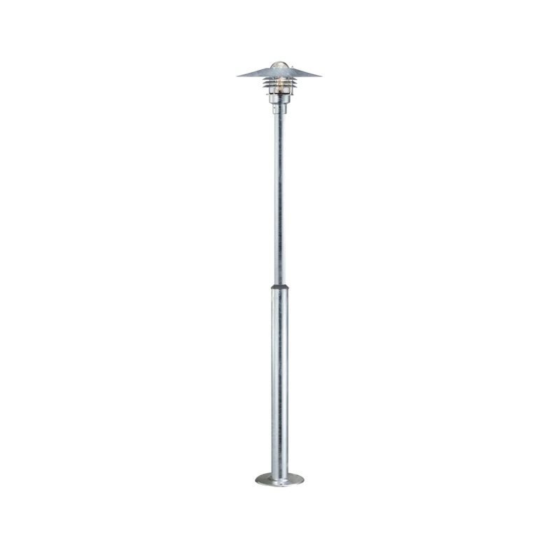 Nordlux Vejers tuinpaal gegalvaniseerd E27 IP54 hoogte 130-200cm